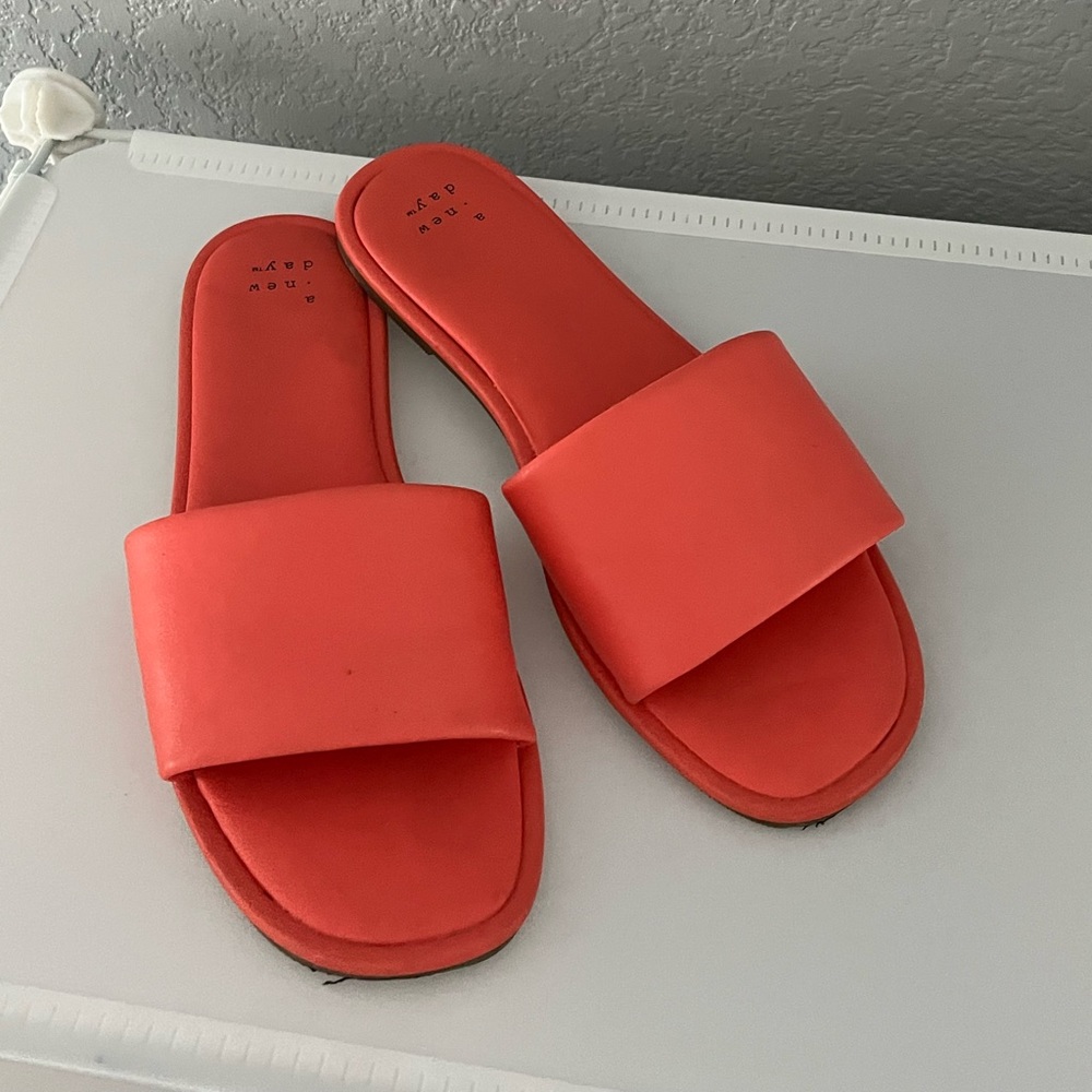 A New Day Coral Sandals